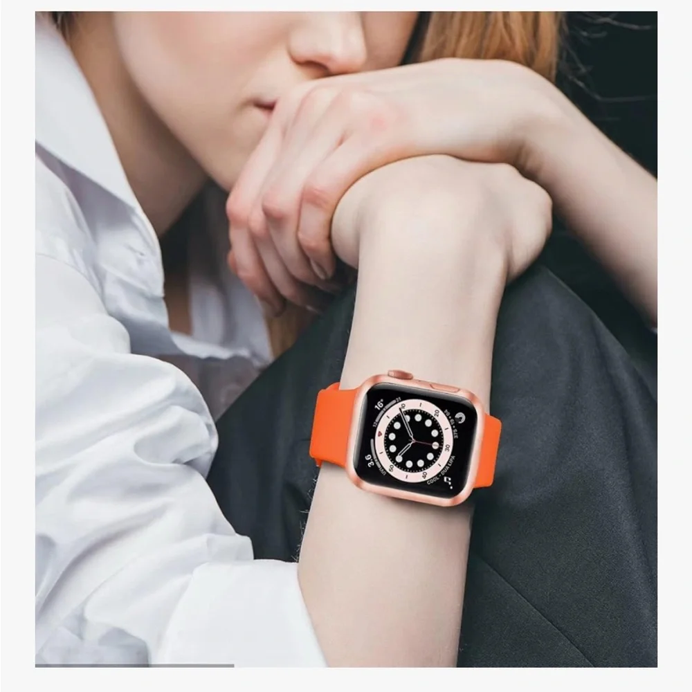 NEW-Apple Watch Band silicone for size 38/40/41/42 mm Variety of colors avail